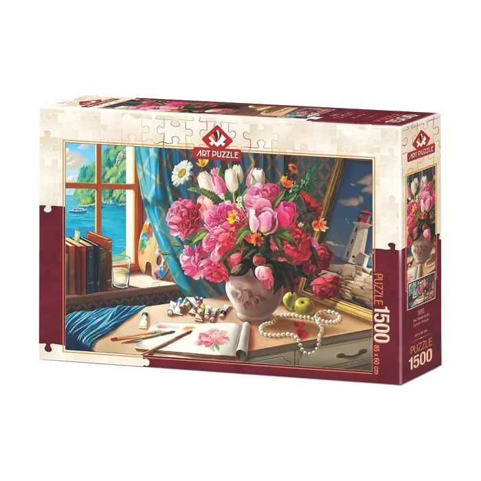 پازل 1500 تکه آرت پازل طرح The Smell of Art كد 5387