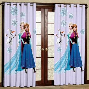 پرده مدل السا و آنا هازان پانچی کد 4002 سایز 140x200 سانتی متر