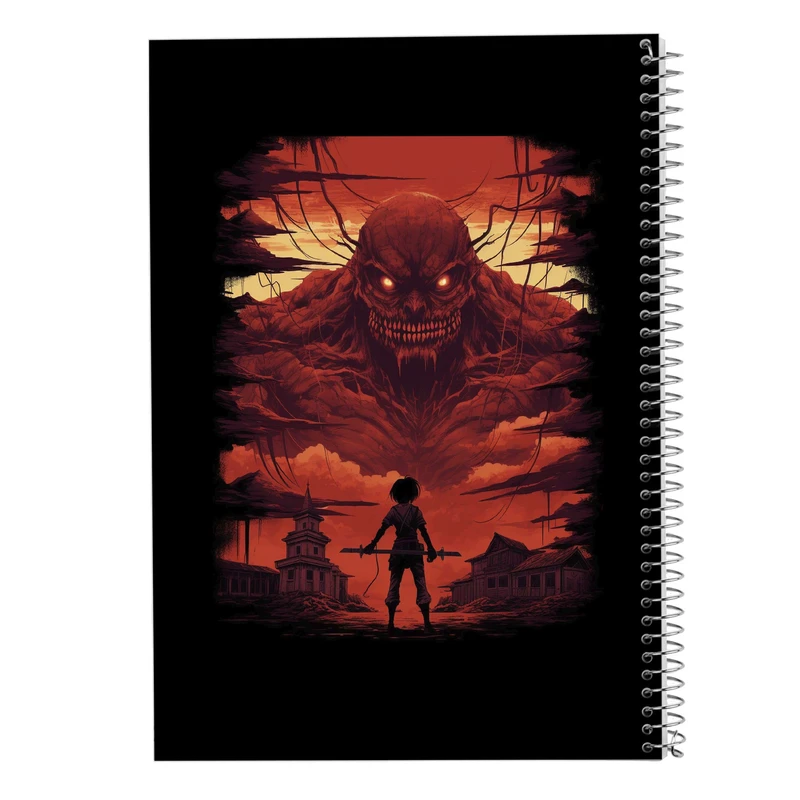 دفتر لیست خرید 50 برگ مدوپد مدل Attack on Titan کد DF10450