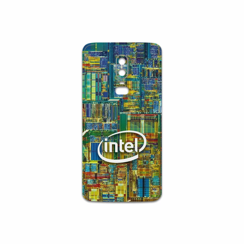 برچسب پوششی ماهوت مدل Intel Brand مناسب برای گوشی موبایل وان پلاس 6