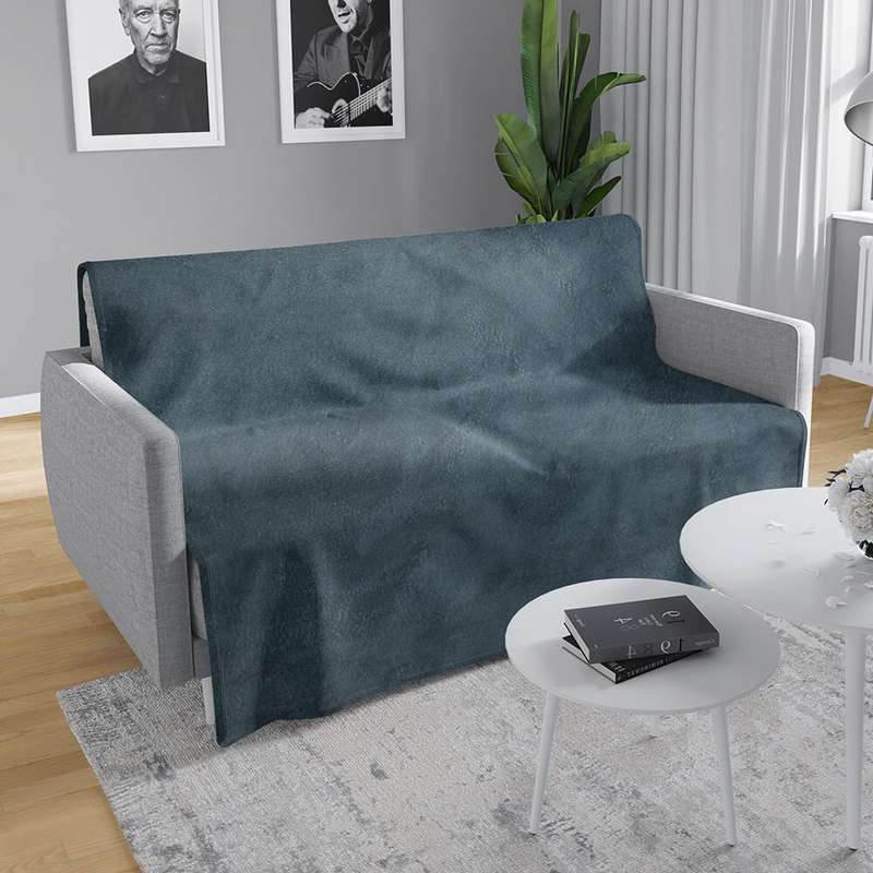 شال مبل شاران هوم مدل مخملی طرح ساده سایز 100×180 سانتی متر