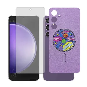 Glass Together model Matte Screen Protector Suitable for Samsung Galaxy S23 FE Mobile Phone with Back cover sticker