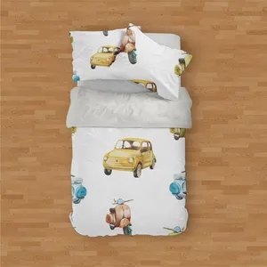 سرویس خواب مدوپد طرح وسپا مدل PAT00133 یک نفره 4 تکه