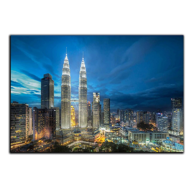 تابلو شاسی بکلیت طرح منظره شهر کوالالامپور مدل SH-803