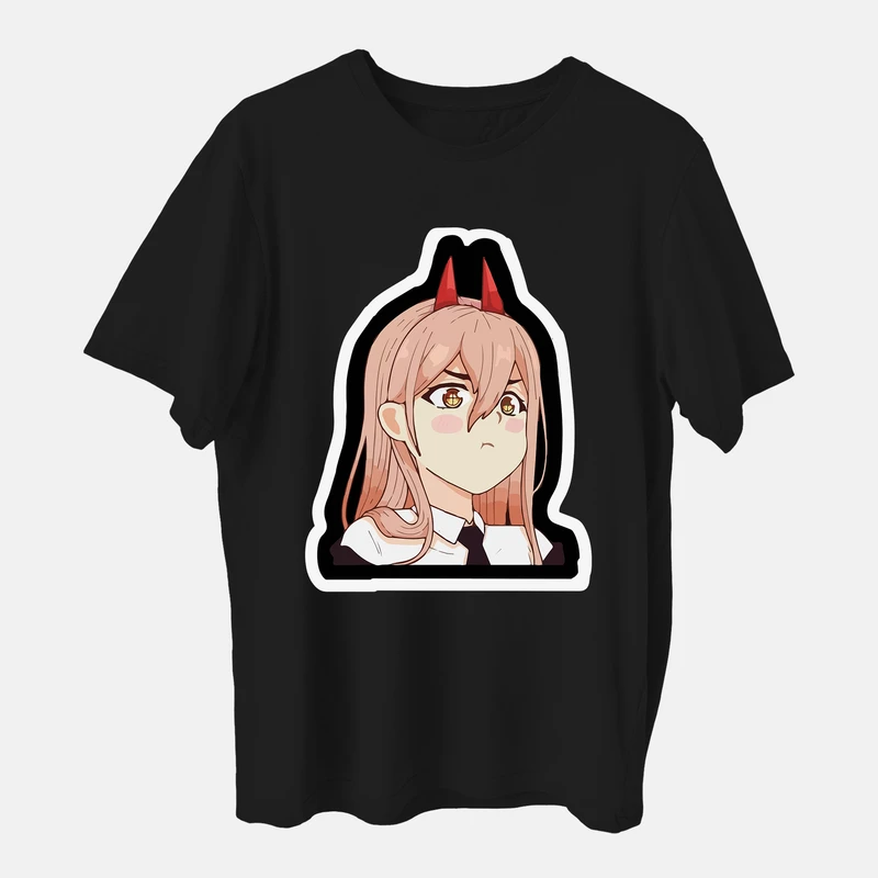 تی شرت آستین کوتاه زنانه مدل انیمه کد anm409