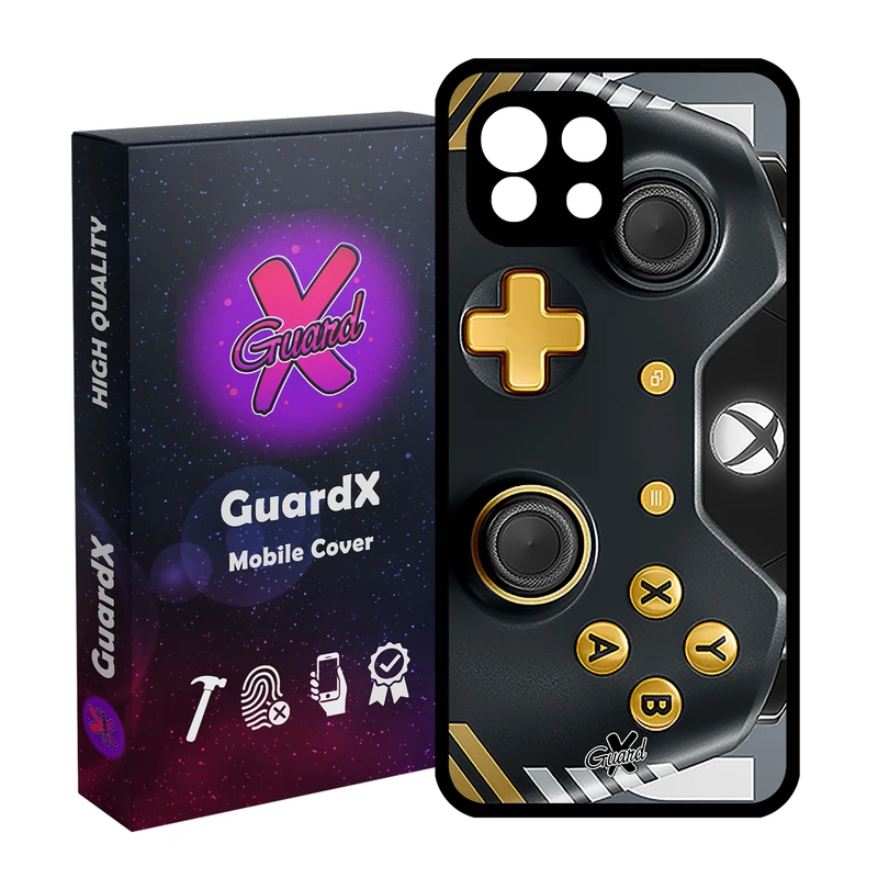 کاور گارد ایکس طرح XBox Conroller مدل Glass10090 مناسب برای گوشی موبایل شیائومی Mi 11 Lite