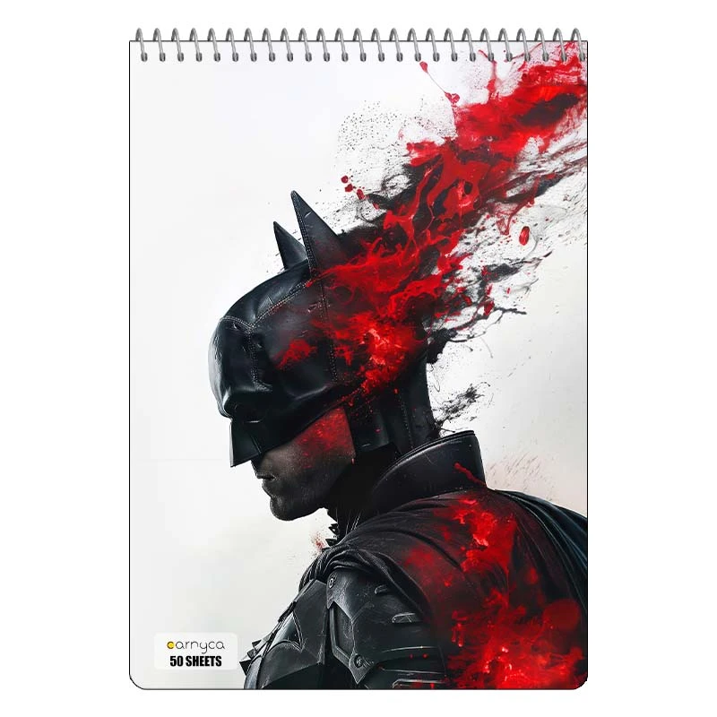 دفتر نقاشی 50 برگ سیمی کارنیکا طرح بتمن Batman کد 93568