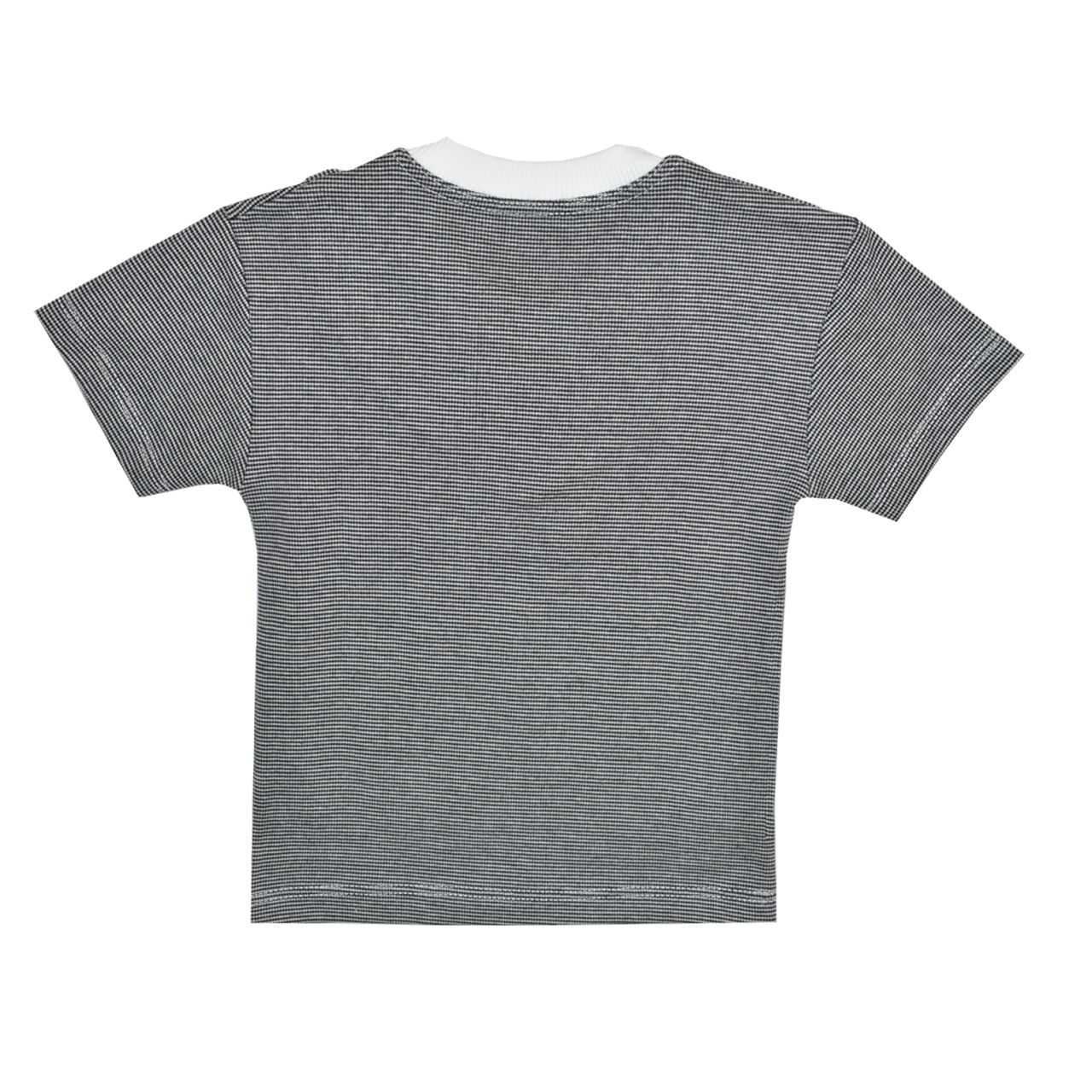 تی شرت آستین کوتاه نوزادی بی بی وان مدل پاپیون کد 1 -  - 3