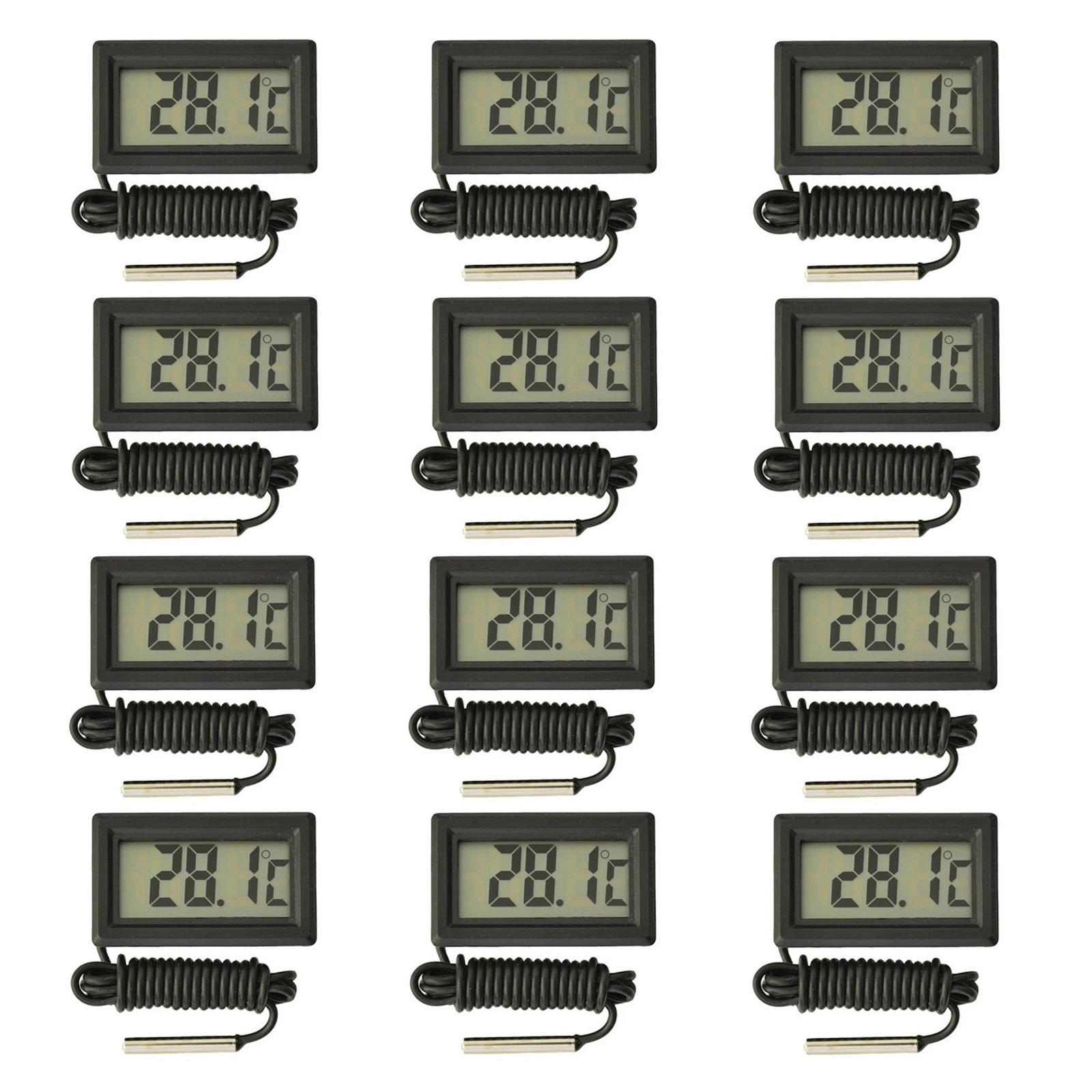 دماسنج دیجیتالی مدل TPM-10 بسته 12 عددی