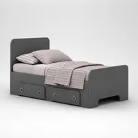 تخت خواب ملامینه یک نفره مدل ویستا سایز 90*200 سانتی&zwnj;متر