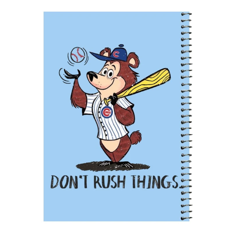 دفتر مشق 80 برگ اس جی مدل خرس و بیسبال     