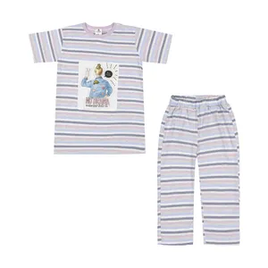 ست تی شرت آستین کوتاه و شلوار دخترانه کیکی رایکی مدل KBB06358-036