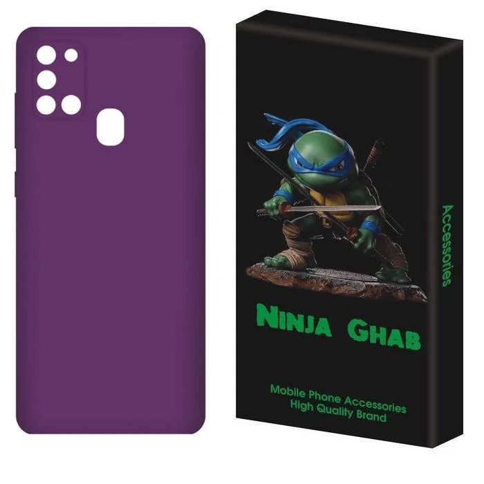 کاور نینجا قاب مدل سیلیکونی مناسب برای گوشی موبایل سامسونگ Galaxy A21s