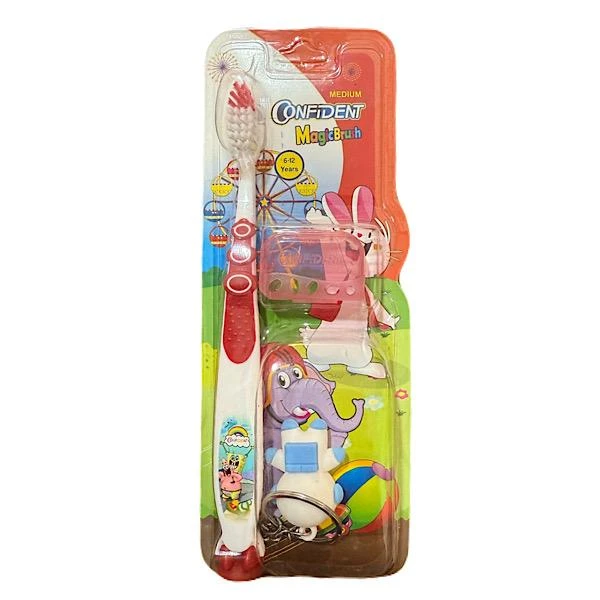 مسواک کانفیدنت مدل MAGIC با برس متوسط