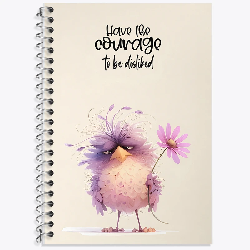 دفتر زبان 50 برگ خندالو مدل سه خط طرح انگیزشی  کد F5845