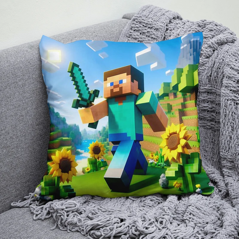 کوسن پاد آفرین مدل ماینکرافت طرح گیم  و گیمر B900