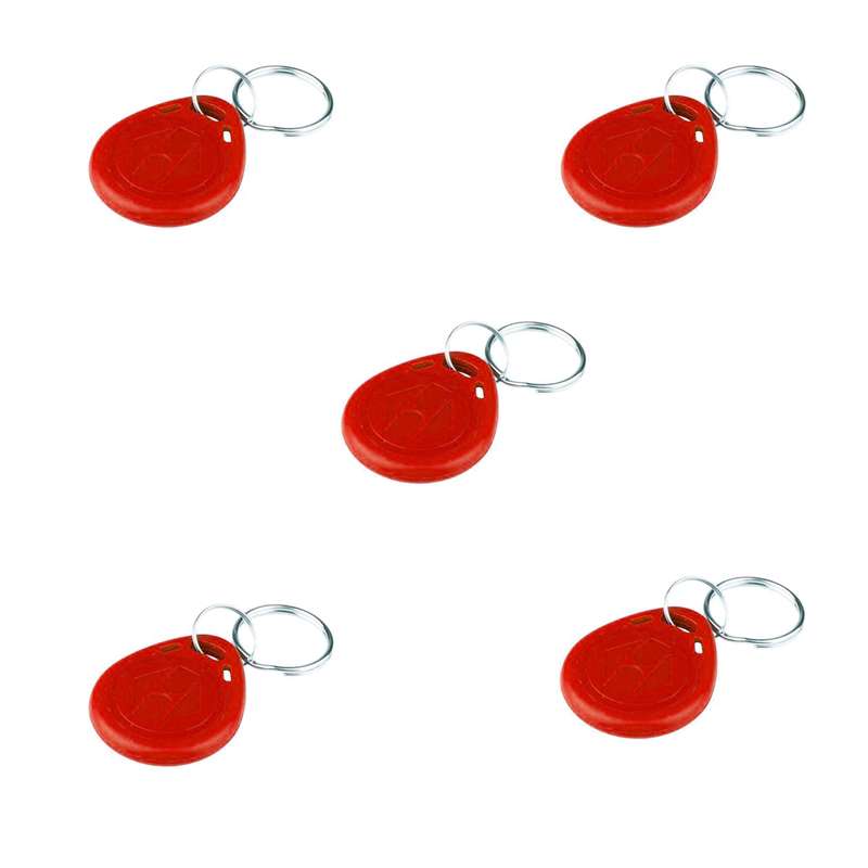 تگ جاسوئیچی RFID مدل 125KHz-redبسته 5 عددی