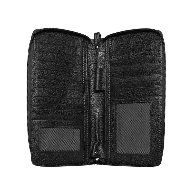 کیف دسته چک خانه چرم تبریز مدل دور زیپ