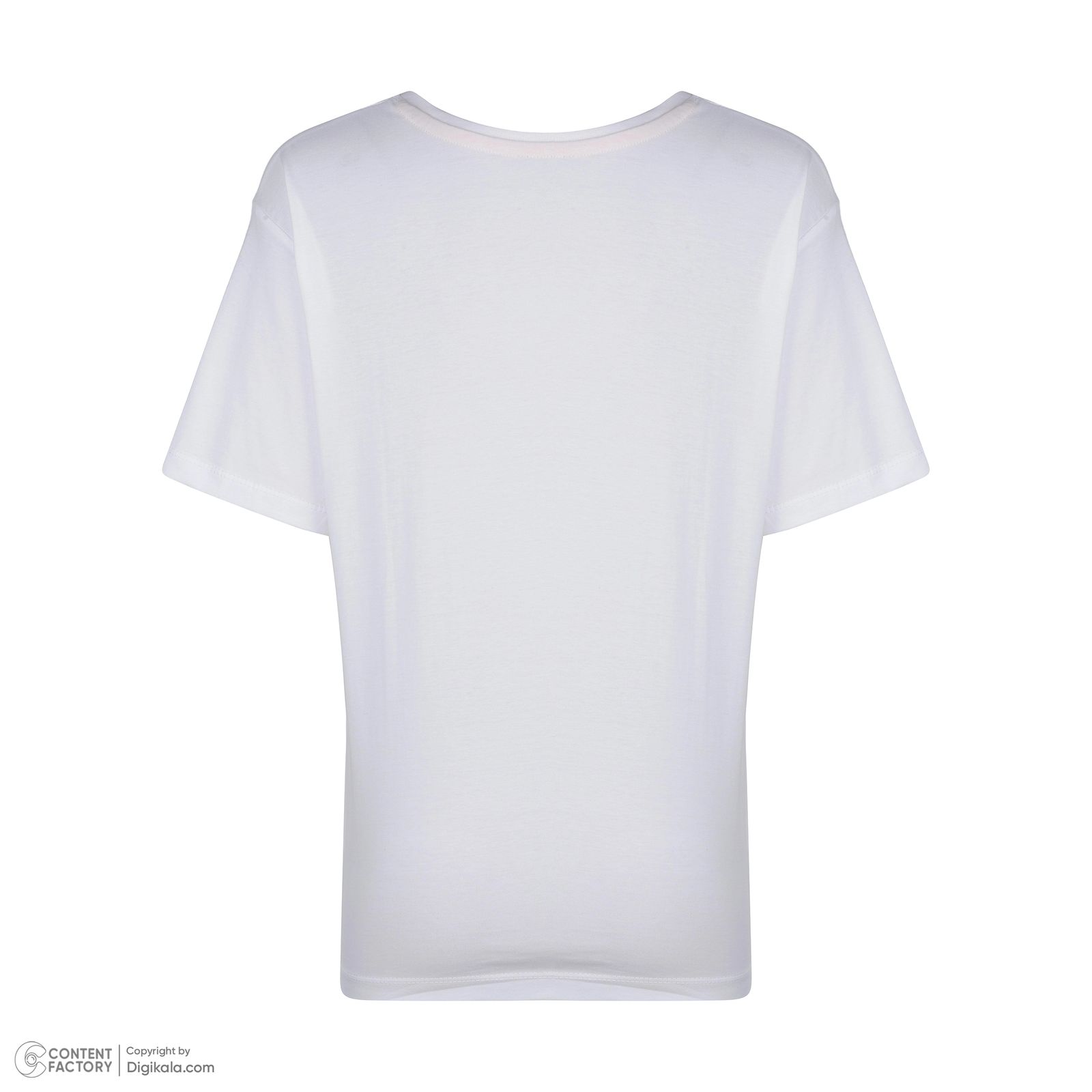 تی شرت آستین کوتاه زنانه نیزل مدل 0644-001 رنگ سفید -  - 6