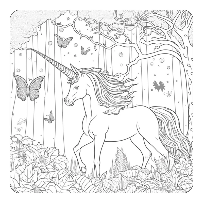 مگنت کاکتی طرح اسب تک شاخ و یونیکورن مدل mp30394