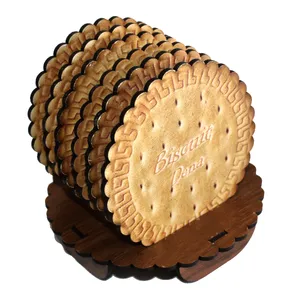 زیر لیوانی مدل بیسکوییت بسته 6 عددی