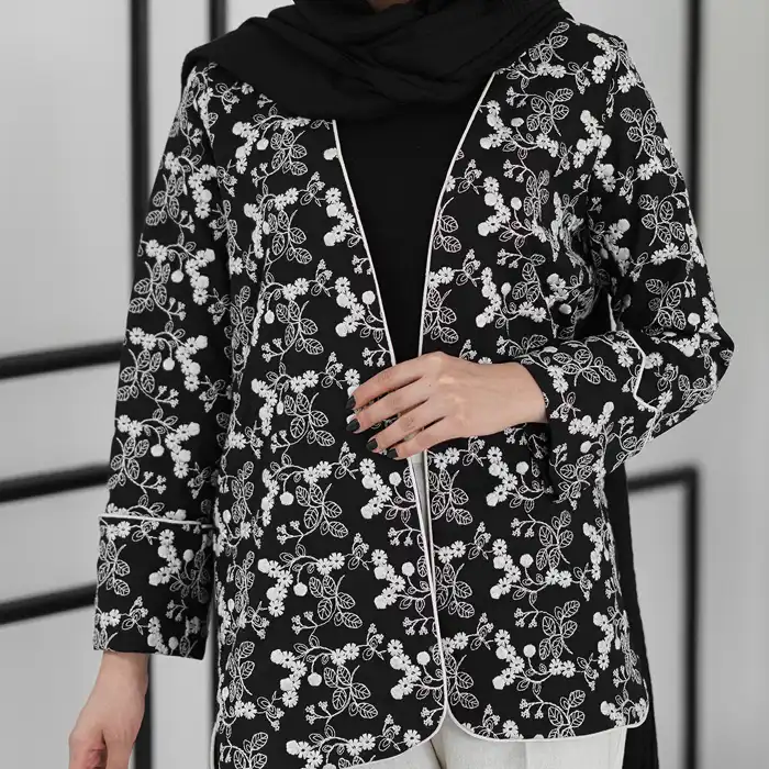 مانتو زنانه السانا مدل تهمینه کد 179139