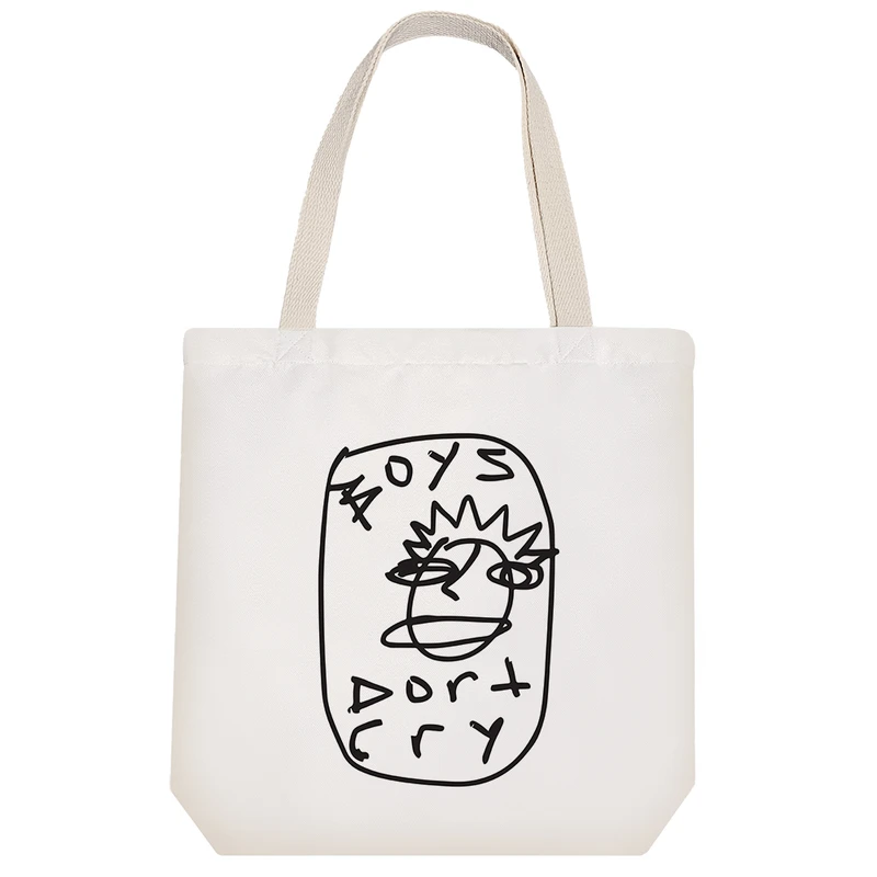 ساک خرید خندالو مدل پسران گریه نمیکنند کد 7820