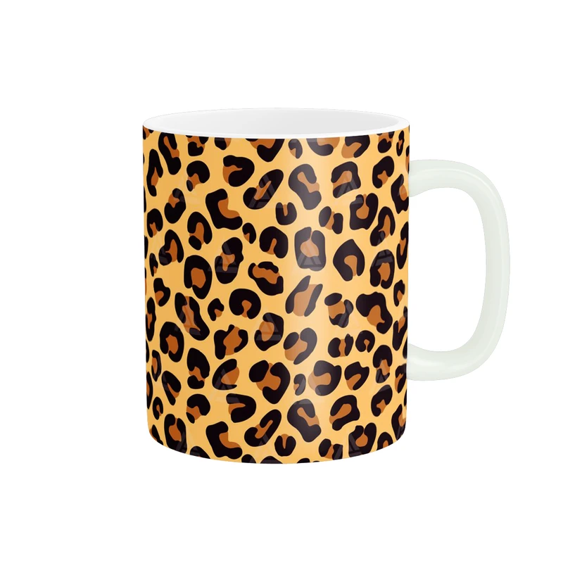  ماگ پادآفرین مدل فانتزی طرح پلنگی کد p9659