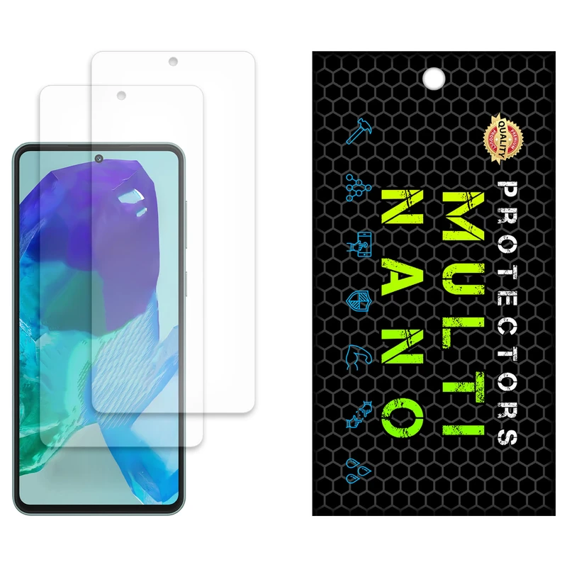 محافظ صفحه نمایش مات مولتی نانو مدل X-S2M مناسب برای گوشی موبایل سامسونگ Galaxy M55S بسته دو عددی