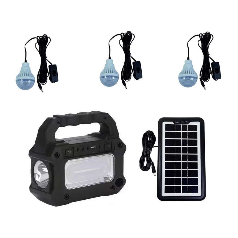 سیستم روشنایی خورشیدی جی دی پلاس مدل GD-8081 سیستم روشنایی خورشیدی جی دی پلاس مدل GD-8081