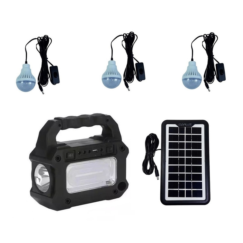 سیستم روشنایی خورشیدی جی دی پلاس مدل GD-8081 سیستم روشنایی خورشیدی جی دی پلاس مدل GD-8081