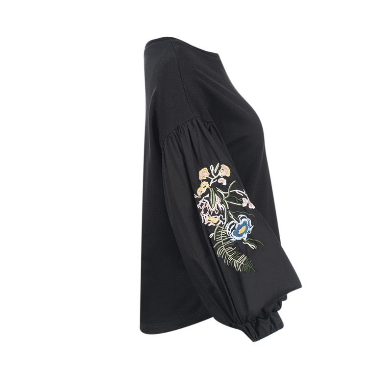 بلوز آستین بلند زنانه سرژه مدل 203541 رنگ مشکی