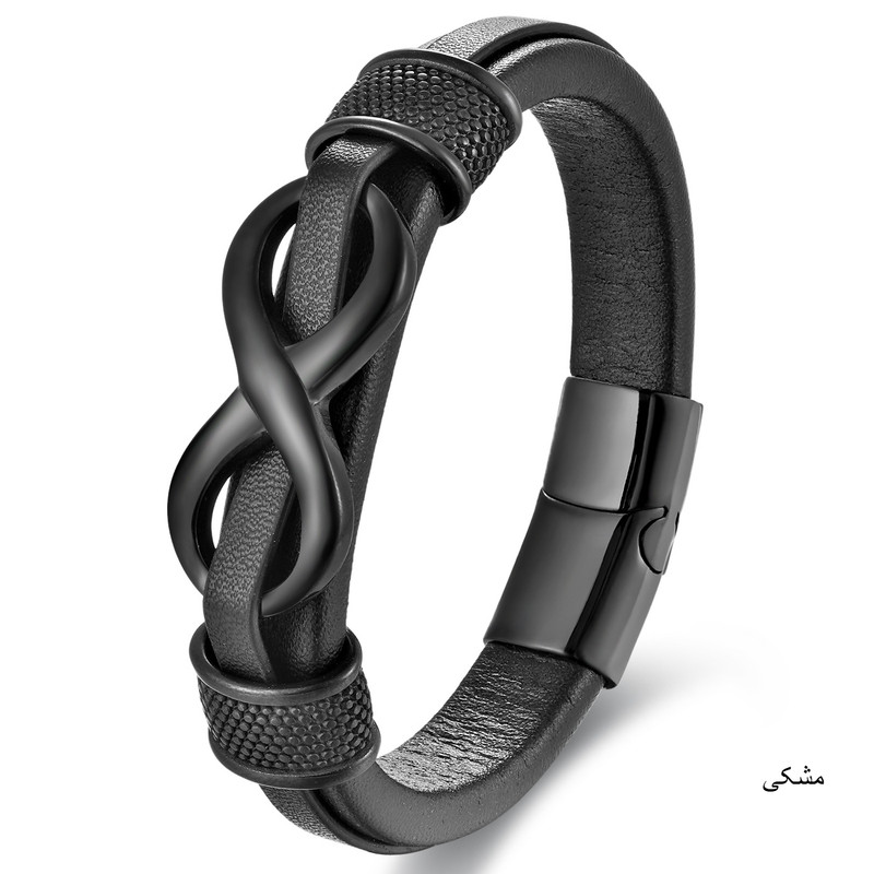 دستبند گالری گوهرسنگ مدل چرمی کد 397PLUS