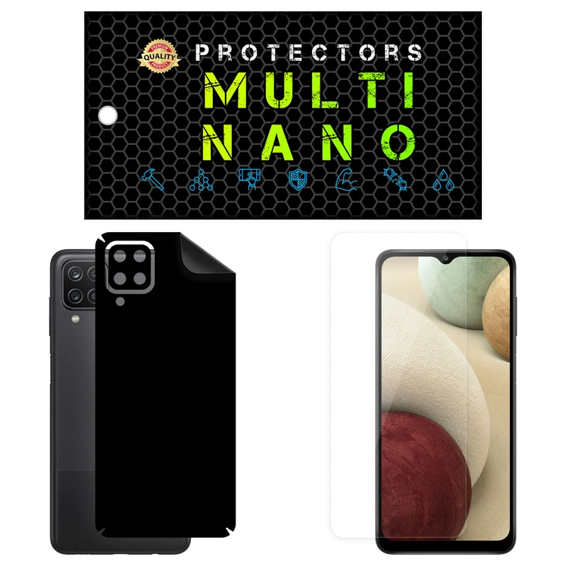 محافظ صفحه نمایش مولتی نانو مدل X-SFM مناسب برای گوشی موبایل سامسونگ Galaxy A12 Nacho به همراه برچسب پوششی