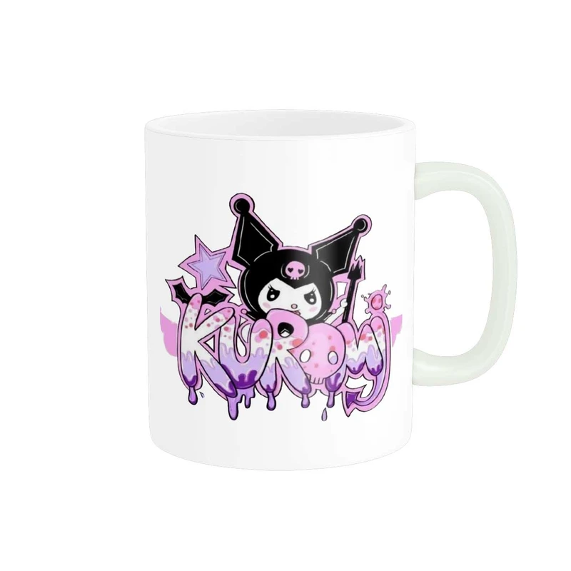 ماگ پاد آفرین طرح کارتون کرومی kuromi کد 3280