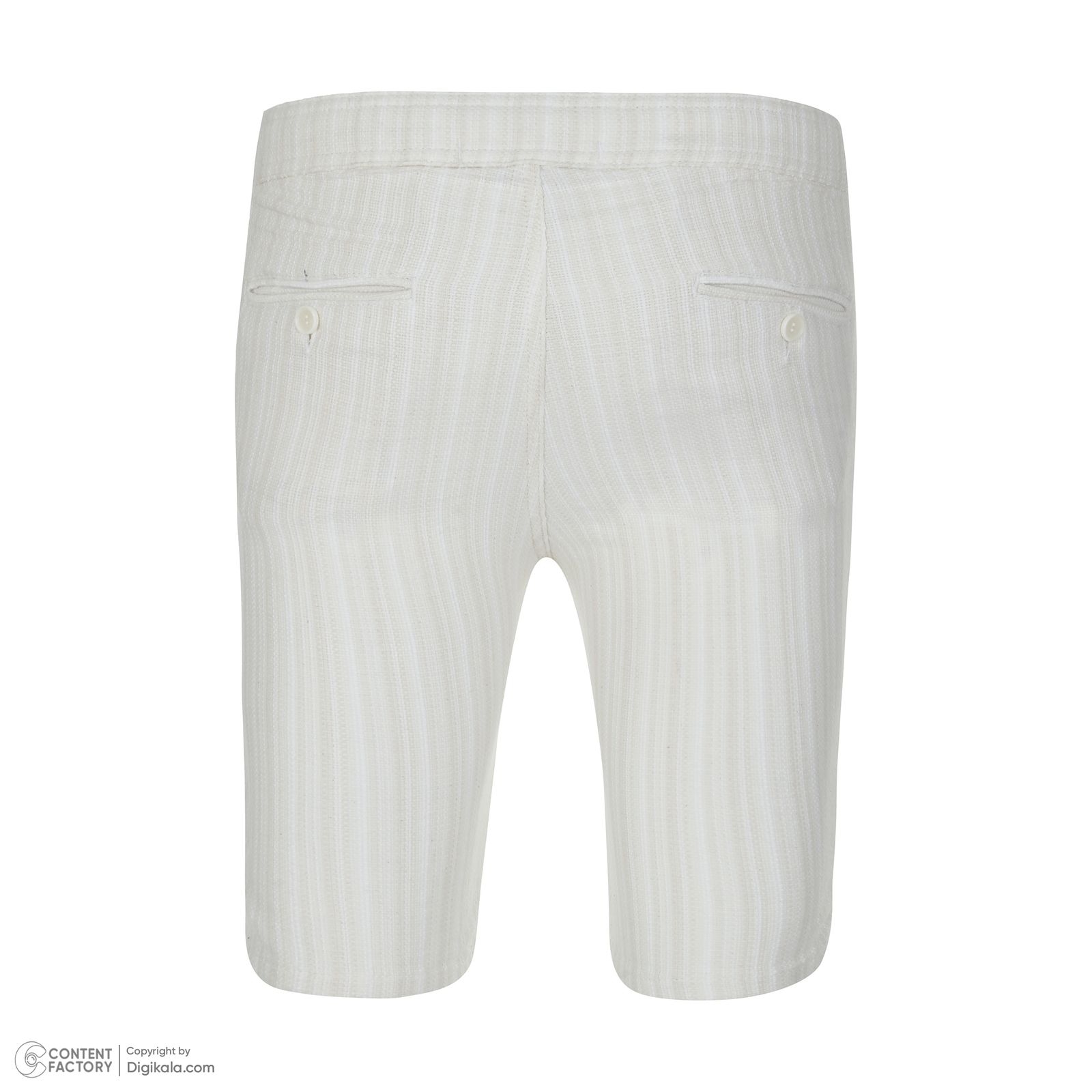 شلوارک مردانه پاتن جامه مدل لینن 119021030008122 - - 3