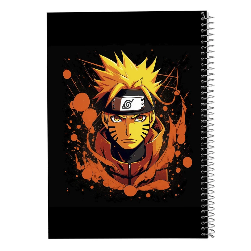 دفتر ژورنال نویسی 50 برگ مدوپد مدل نقطه ای طرح نارتو narto کد DF10601