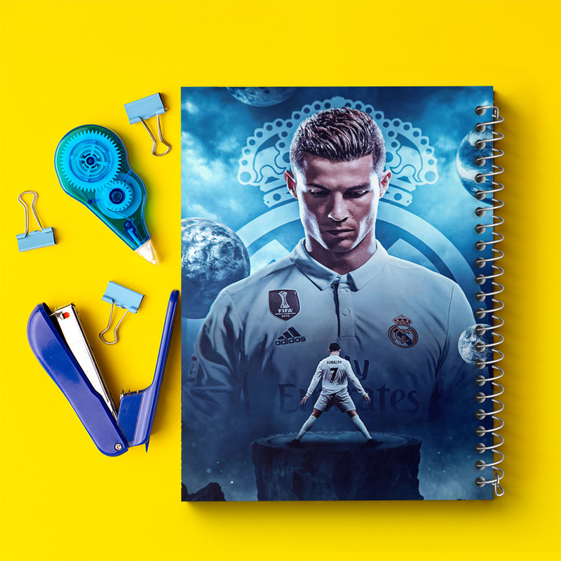 دفتر نقاشی 50 برگ خندالو طرح کریستیانو رونالدو کد N51