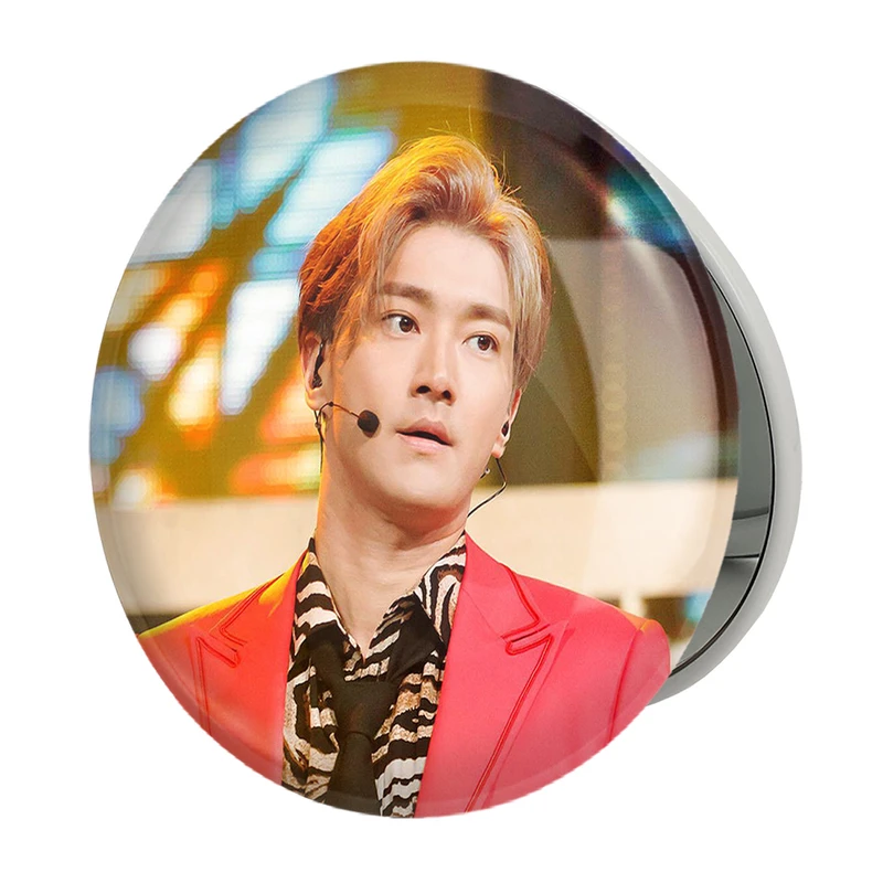 آینه جیبی خندالو طرح شیوون گروه سوپر جونیور Super Junior مدل تاشو کد 21430