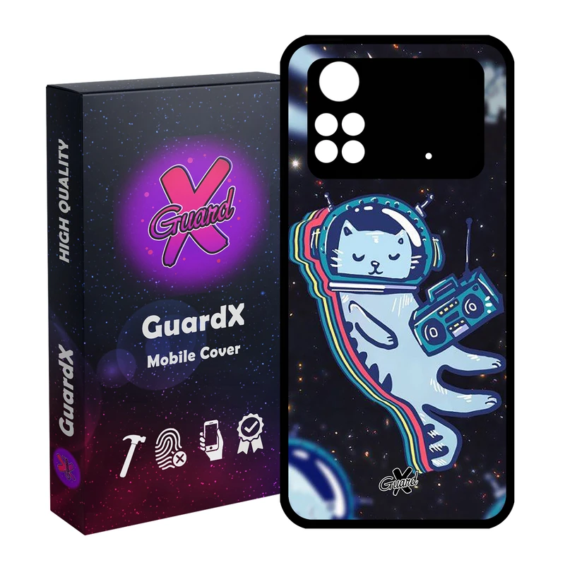 کاور گارد ایکس طرح Galaxy مدل Glass10072 مناسب برای گوشی موبایل شیائومی Poco M4 Pro 4G