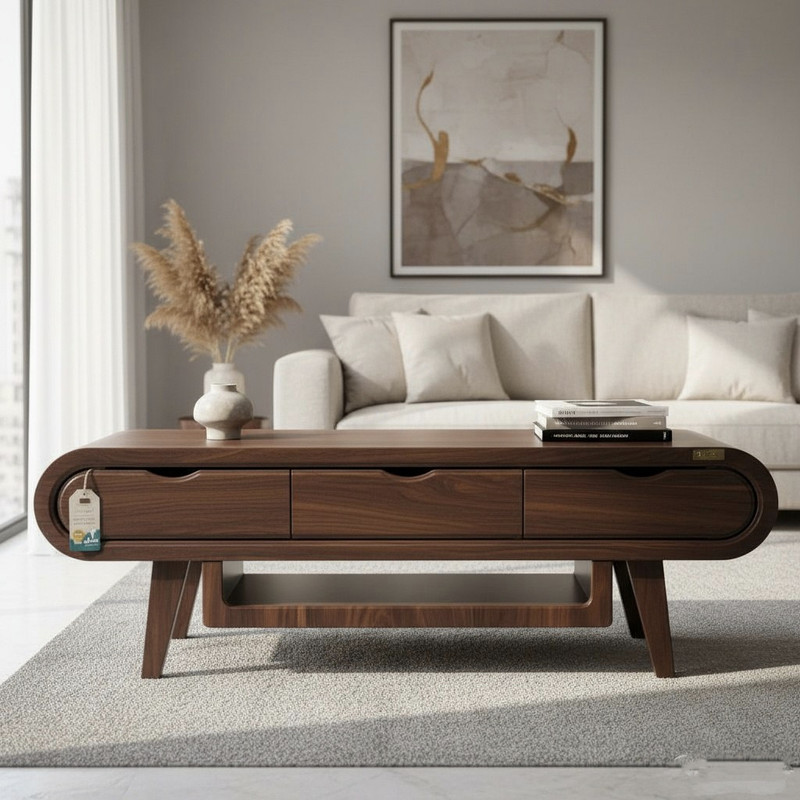 میز تلویزیون آرچین چوب مدل سروین مناسب برای تلویزیون تا 49 اینچ