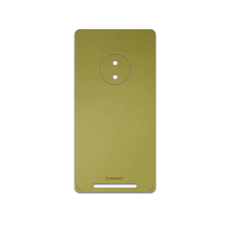 برچسب پوششی ماهوت مدل Matte-Gold مناسب برای گوشی موبایل نوکیا Lumia 830
