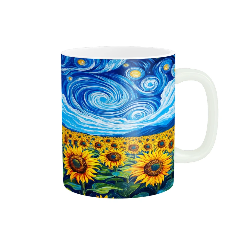 ماگ پادآفرین مدل شب های پرستاره ونگوگ کد p9701