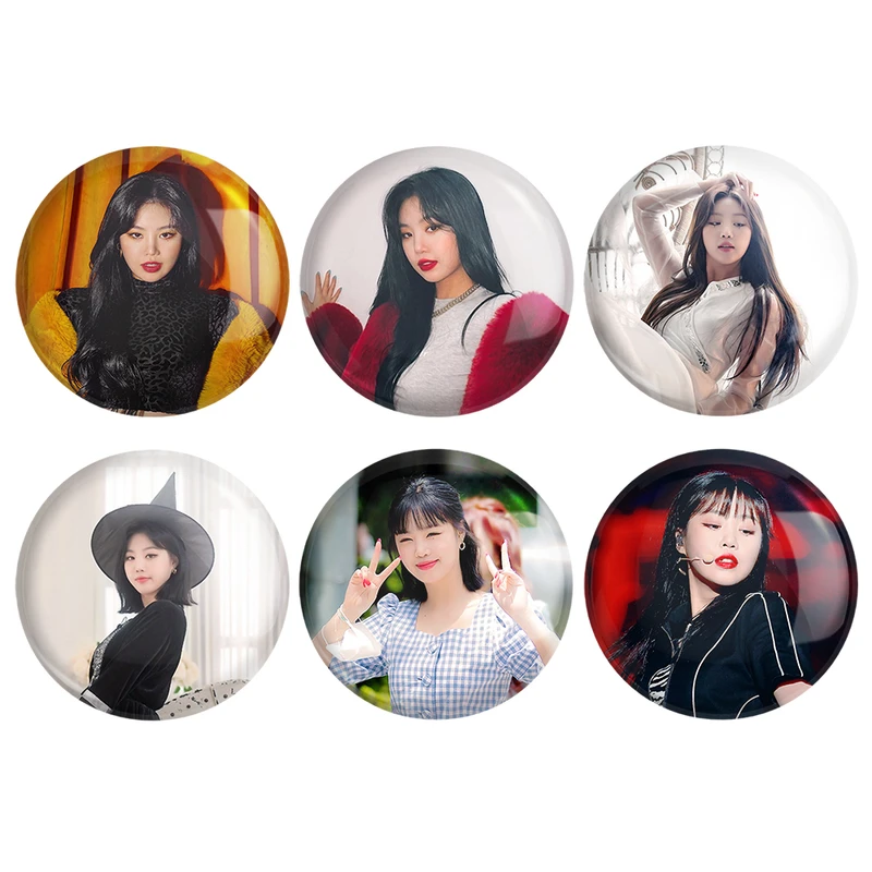 مگنت خندالو مدل سوجین گروه جی آیدل GIdle کد 1131A مجموعه 6 عددی