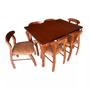 میز و صندلی ناهارخوری 6 نفره گالری چوب آشنایی مدل Ro-719
