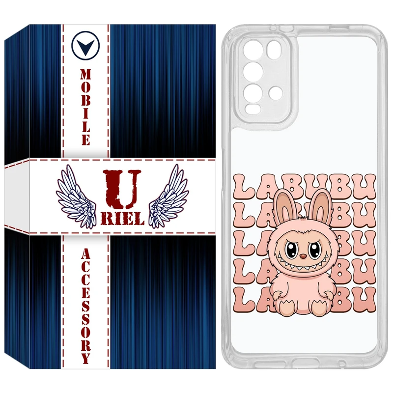 کاور یوریل مدل Clear کد 133 طرح لبوبو مناسب برای گوشی موبایل شیائومی Redmi 9T / Poco M3