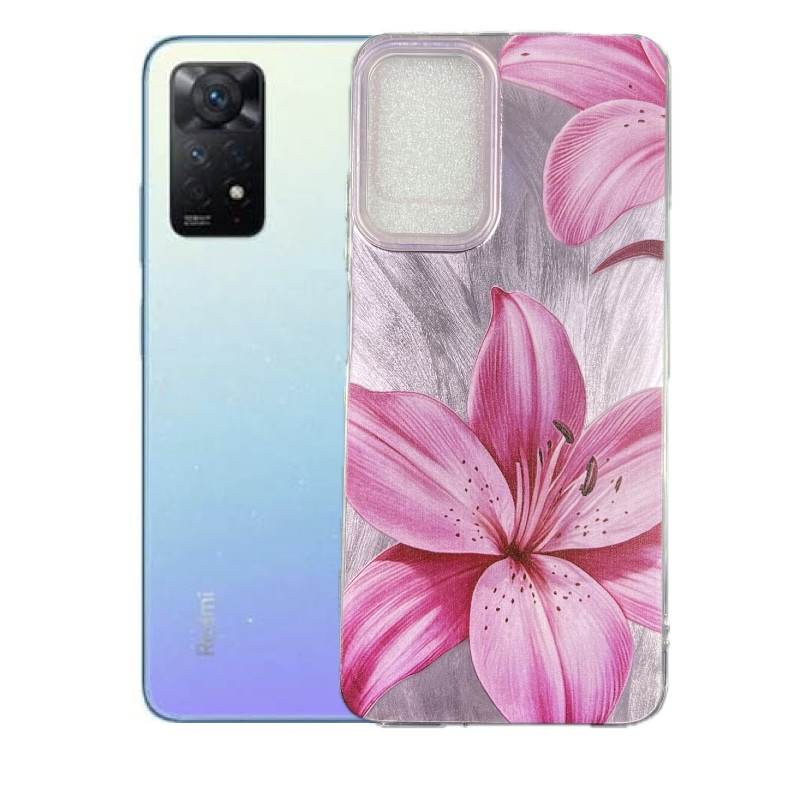 کاور طرح گل لیلیوم مناسب برای گوشی موبایل شیائومی Redmi Note 11 Pro 4g