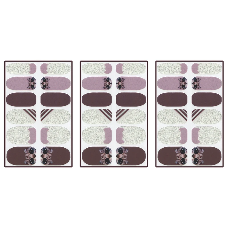 استیکر طراحی ناخن مدل A53 مجموعه 3 عددی