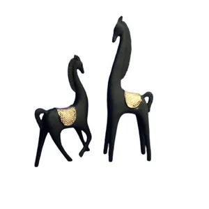 مجسمه دنیا دکوری سرمد مدل زرافه مجموعه 2 عددی 