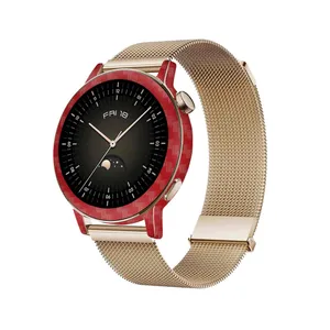 MAHOOT Red-Fiber Cover Sticker for Huawei Watch GT 3 42mm Smartwatch